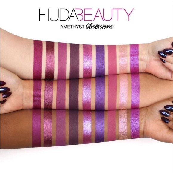 🆕 Huda Beauty Amethyst Obsessions Eyeshadow Palette - Picture 2 of 6